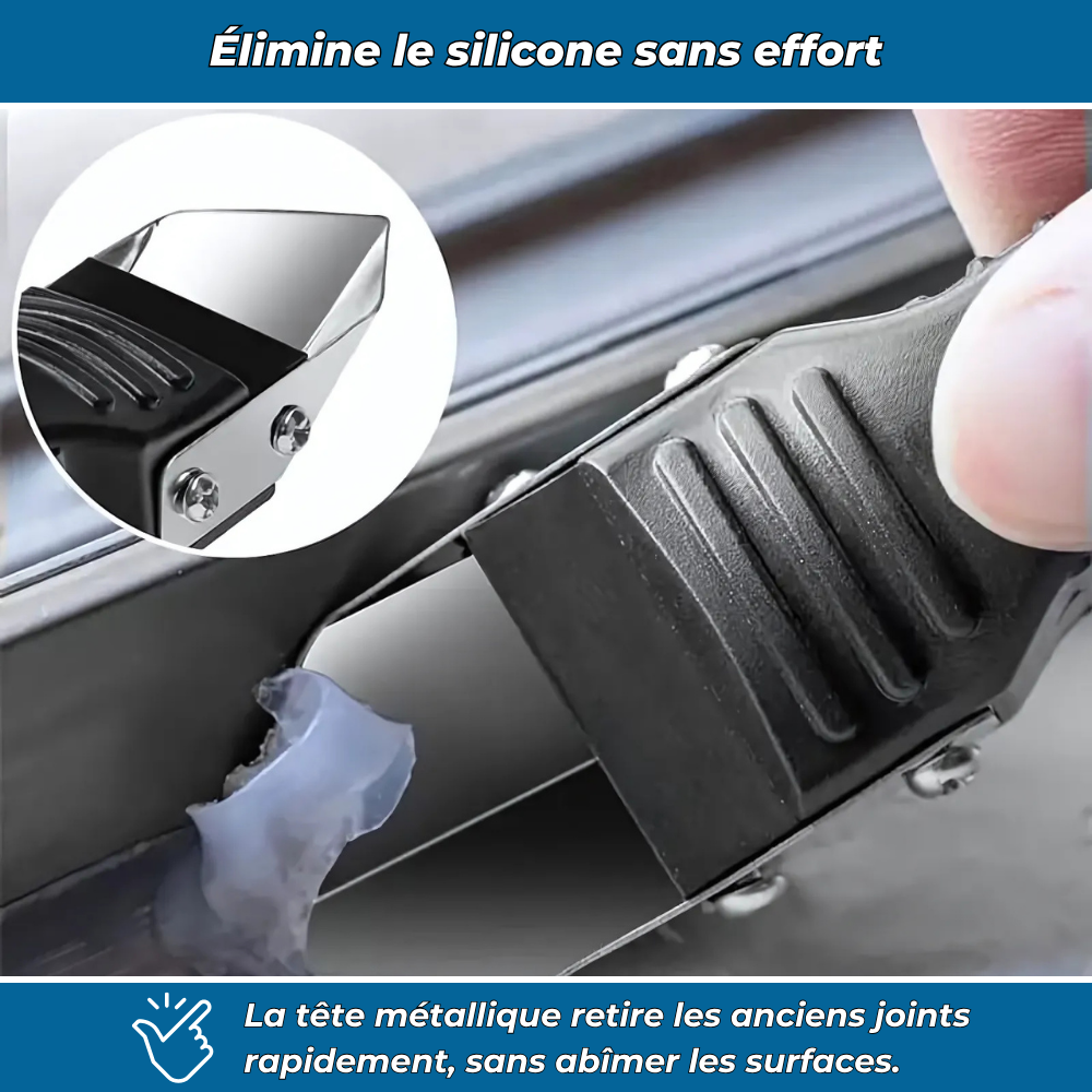 Outil 9 en 1 pour joints, silicone et finitions parfaites